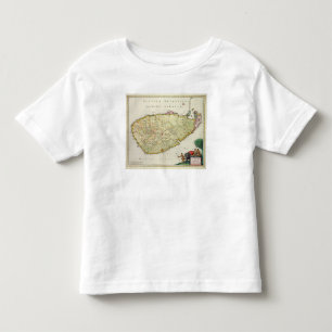 Camiseta De Bebé Mapa de Ceilán según Nicolás Visscher