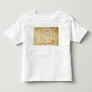 Camiseta De Bebé Mapa de Charles V, mapa de Mecia