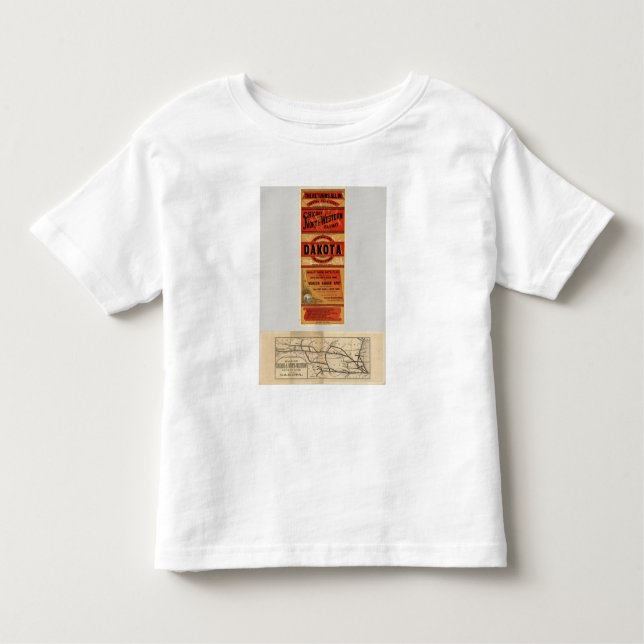 Camiseta De Bebé Mapa de Chicago y de líneas ferroviarias del (Anverso)