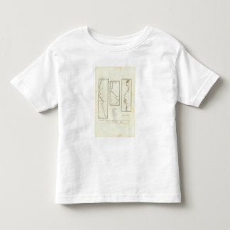 Camiseta De Bebé Mapa de Ciudad de México a Santa Fe New México
