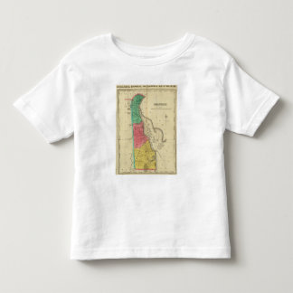 Camiseta De Bebé Mapa de Delaware
