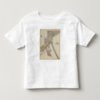 Camiseta De Bebé Mapa de Duluth, el condado de St. Louis, Minnesota