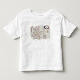 Camiseta De Bebé Mapa de Escocia, c.1700