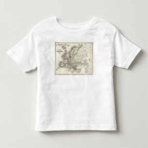 Camiseta De Bebé Mapa de Europ