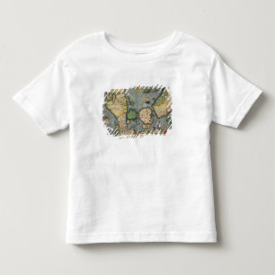 Camiseta De Bebé Mapa de Europa del Norte, de 'Civitates Orbis Terr