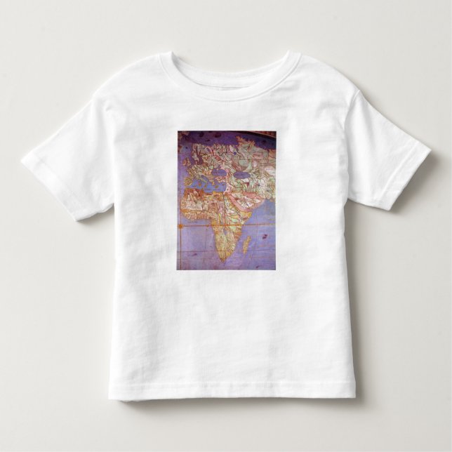 Camiseta De Bebé Mapa de Europa y de África (Anverso)