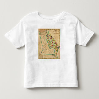 Camiseta De Bebé Mapa de Georgia