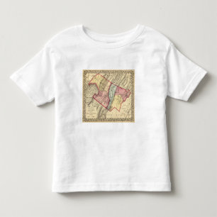 Camiseta De Bebé Mapa de Grant, condados resistentes
