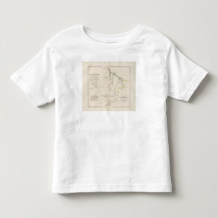 Camiseta De Bebé Mapa de Guayana británica