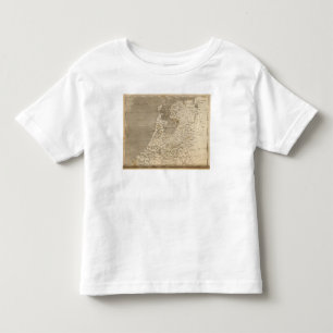 Camiseta De Bebé Mapa de Holanda por Arrowsmith