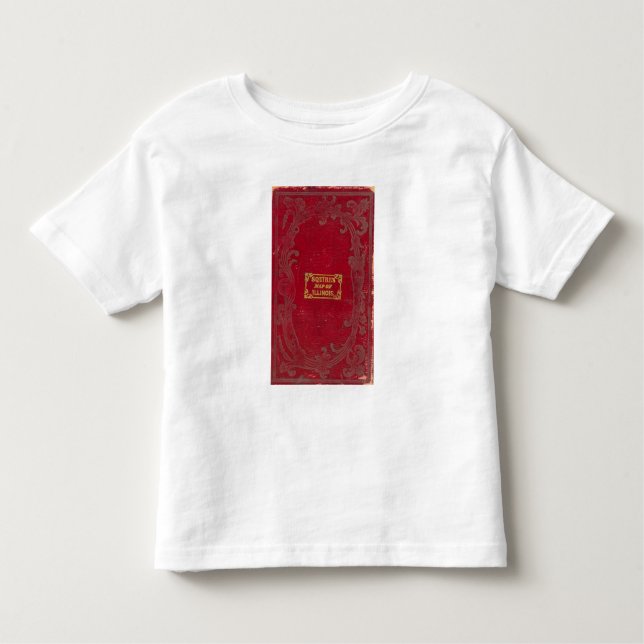 Camiseta De Bebé Mapa de Illinois (Anverso)