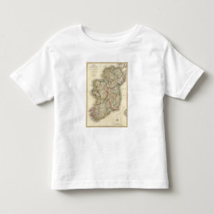 Camiseta De Bebé Mapa de Irlanda
