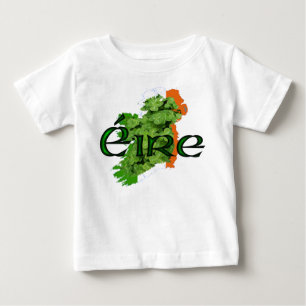 Camiseta De Bebé Mapa de Irlanda v2 por Kenneth Yoncich