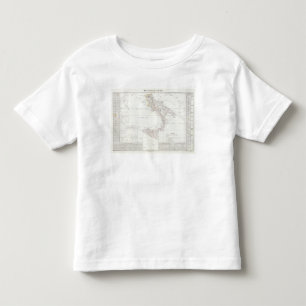 Camiseta De Bebé Mapa de Italia