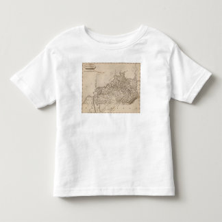 Camiseta De Bebé Mapa de Kentucky por Arrowsmith