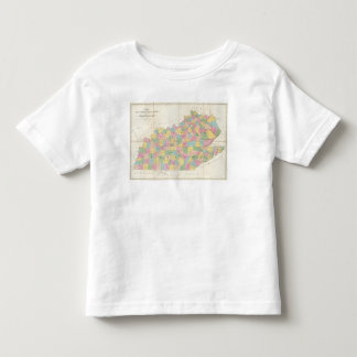Camiseta De Bebé Mapa de Kentucky y de Tennessee