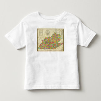 Camiseta De Bebé Mapa de Kentucky y de Tennessee