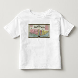 Camiseta De Bebé Mapa de la ciudad de St. Louis