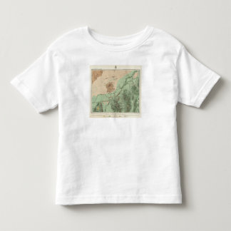 Camiseta De Bebé mapa de la clasificación de tierra 32C