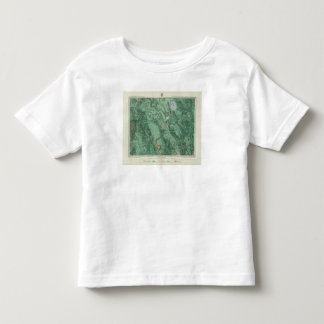 Camiseta De Bebé Mapa de la clasificación de tierra de Idaho