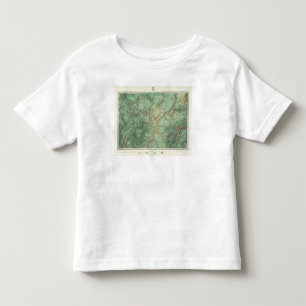 Camiseta De Bebé Mapa de la clasificación de tierra de New México