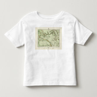 Camiseta De Bebé Mapa de la clasificación de tierra de New México