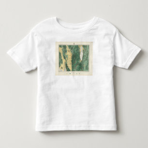 Camiseta De Bebé Mapa de la clasificación de tierra de Utah del