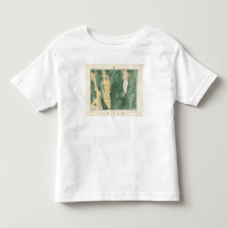 Camiseta De Bebé Mapa de la clasificación de tierra de Utah del