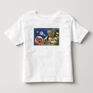 Camiseta De Bebé Mapa de la isla y de la isla de Moorea
