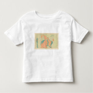 Camiseta De Bebé Mapa de la meseta de Uinkaret