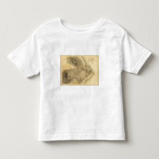 Camiseta De Bebé Mapa de la parte de la isla de Hawaii