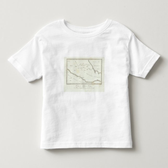 Camiseta De Bebé Mapa de la posición falsa en México (Anverso)