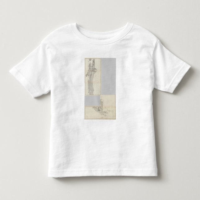 Camiseta De Bebé Mapa de la República de Chile 915 (Anverso)