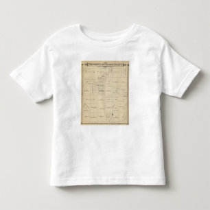 Camiseta De Bebé Mapa de la sección de T24S R23E el condado de