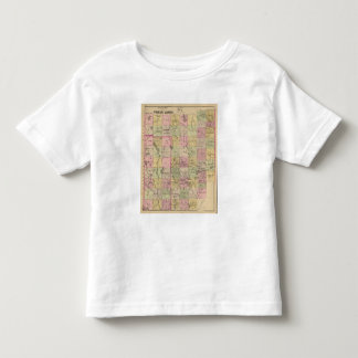 Camiseta De Bebé Mapa de las tierras 4 de la madera