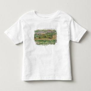 Camiseta De Bebé Mapa de Lisboa, y Cascais, de 'Civitates Orbis