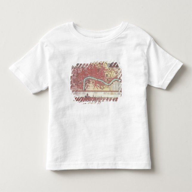 Camiseta De Bebé Mapa de Londres (Anverso)