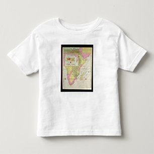 Camiseta De Bebé Mapa de los países de África