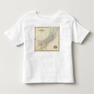 Camiseta De Bebé Mapa de Madison, Wisconsin