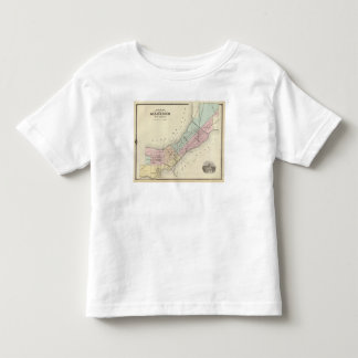 Camiseta De Bebé Mapa de Madison, Wisconsin