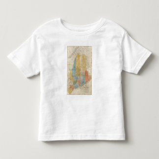 Camiseta De Bebé Mapa de Maine