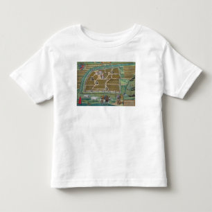 Camiseta De Bebé Mapa de Moscú