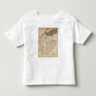 Camiseta De Bebé Mapa de Ohio por Arrowsmith