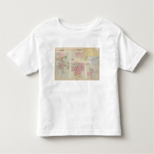 Camiseta De Bebé Mapa de Owatonna, mapa de Mantorville, Minnesota