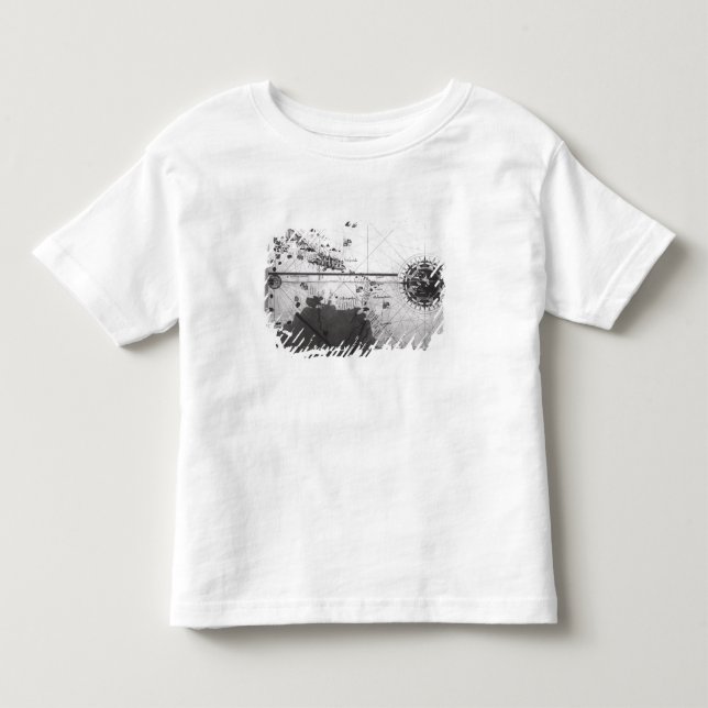 Camiseta De Bebé Mapa de países (Anverso)