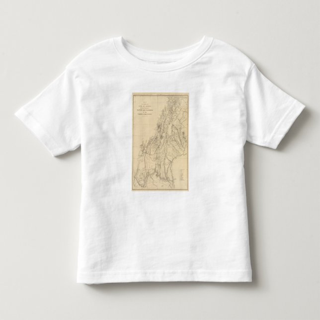 Camiseta De Bebé Mapa de porciones de Utah (Anverso)