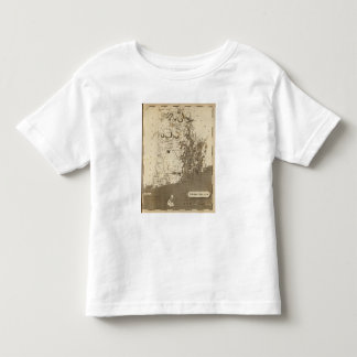Camiseta De Bebé Mapa de Rhode Island por Arrowsmith