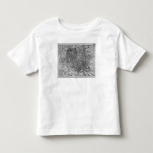 Camiseta De Bebé Mapa de Roma, 1579