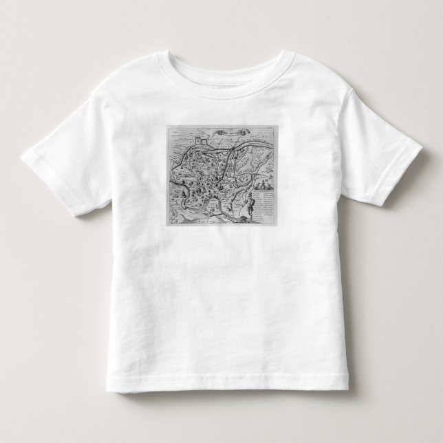 Camiseta De Bebé Mapa de Roma antigua (Anverso)