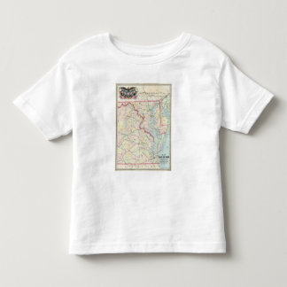 Camiseta De Bebé Mapa de Seat de la guerra